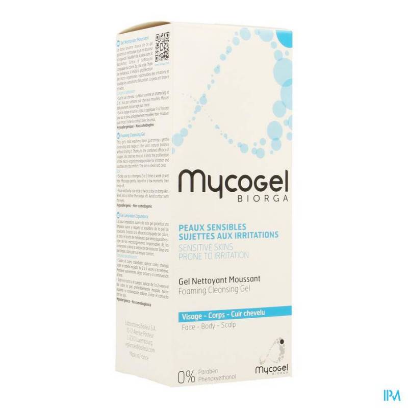 Mycogel Reinigingsgel Schuimend Gezicht Tube 150ml