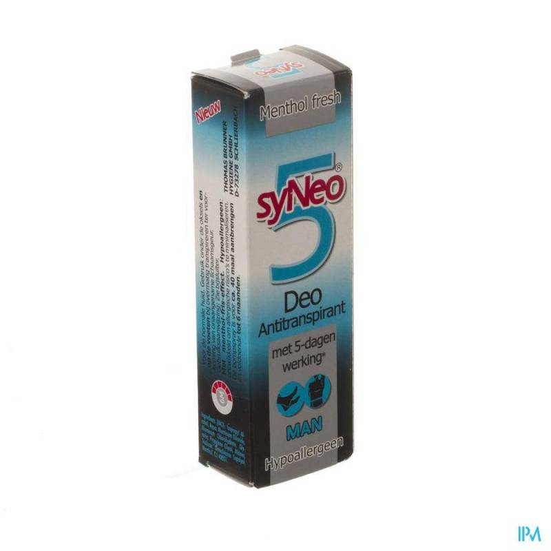 Syneo 5 Man Deo Anti-Transpiratie30ml