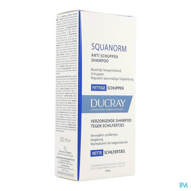 DUCRAY SQUANORM SH PELLICULES GRASSES NF 200ML