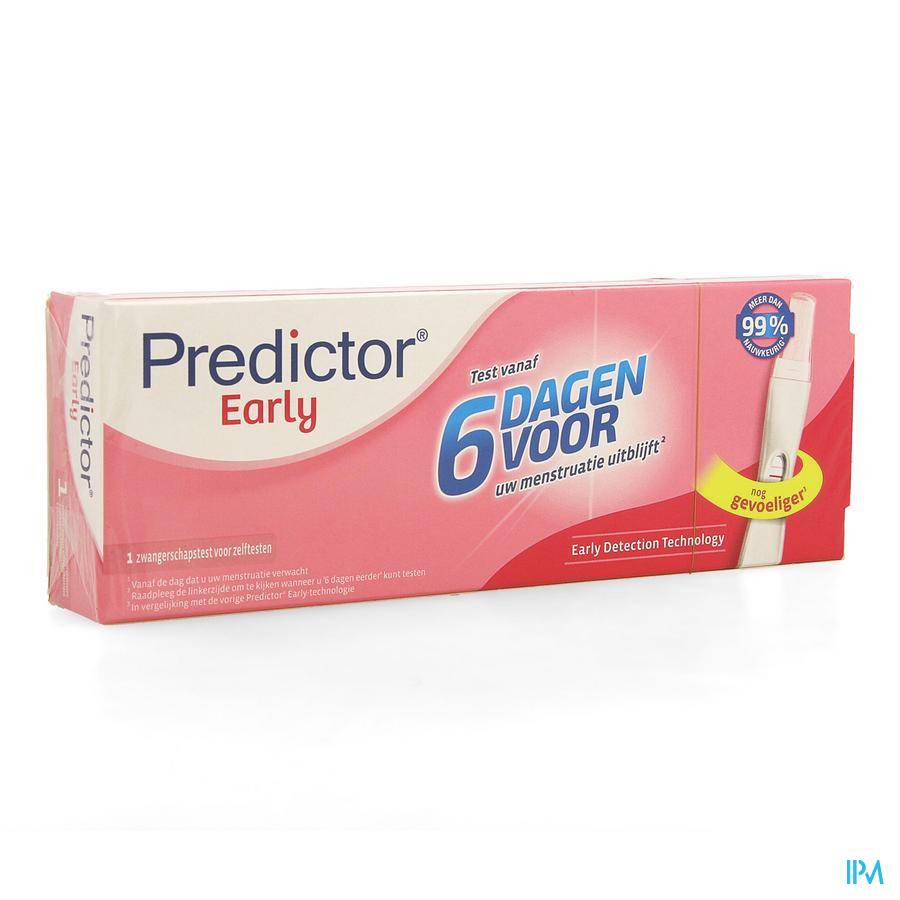 Predictor Early 6 Dagen Zwangerschapstest 1 Stuk