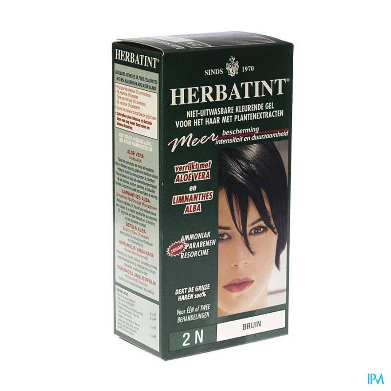 Herbatint 2N Permanente Haarkleuring - Bruin 150ml