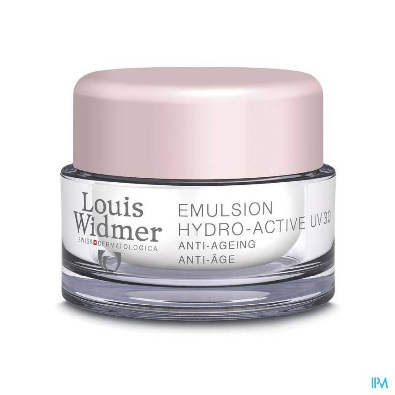 Louis Widmer Hydro-Actieve Emulsie UV30 Zonder Parfum 50ml