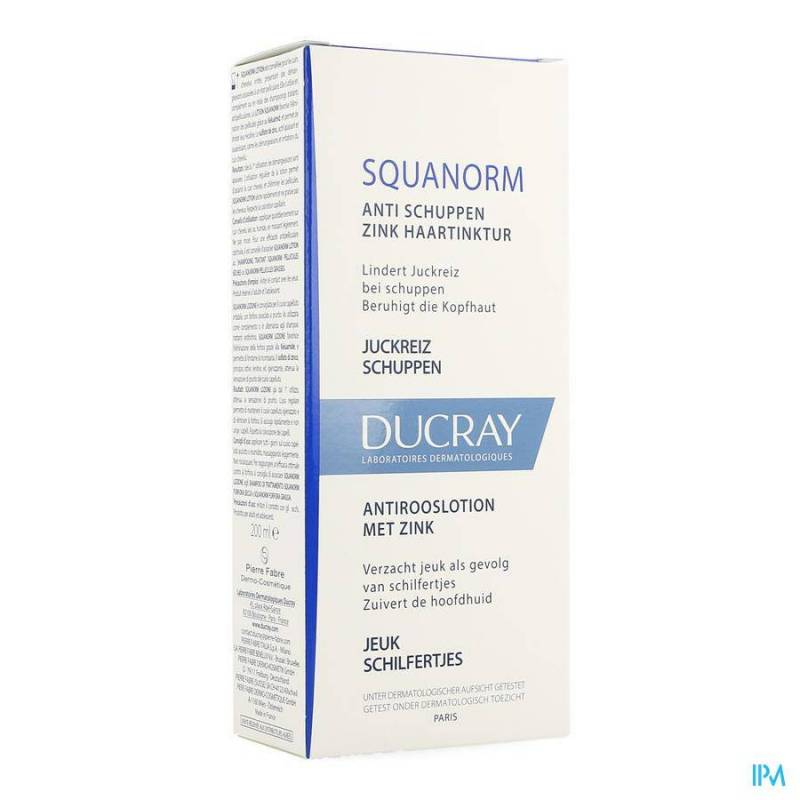 DUCRAY SQUANORM LOTION A/PELLICUL. ZINC NF 200ML