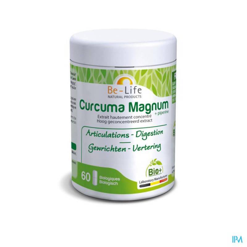 CURCUMA MAGNUM 3200 BE LIFE BIO POT CAPS 60