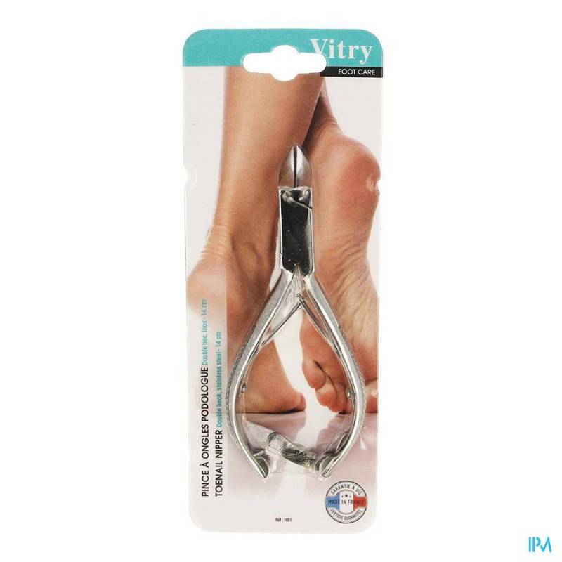 VITRY CLASSIC PINCE ONGLES DOUBLE BEC 14CM 1051