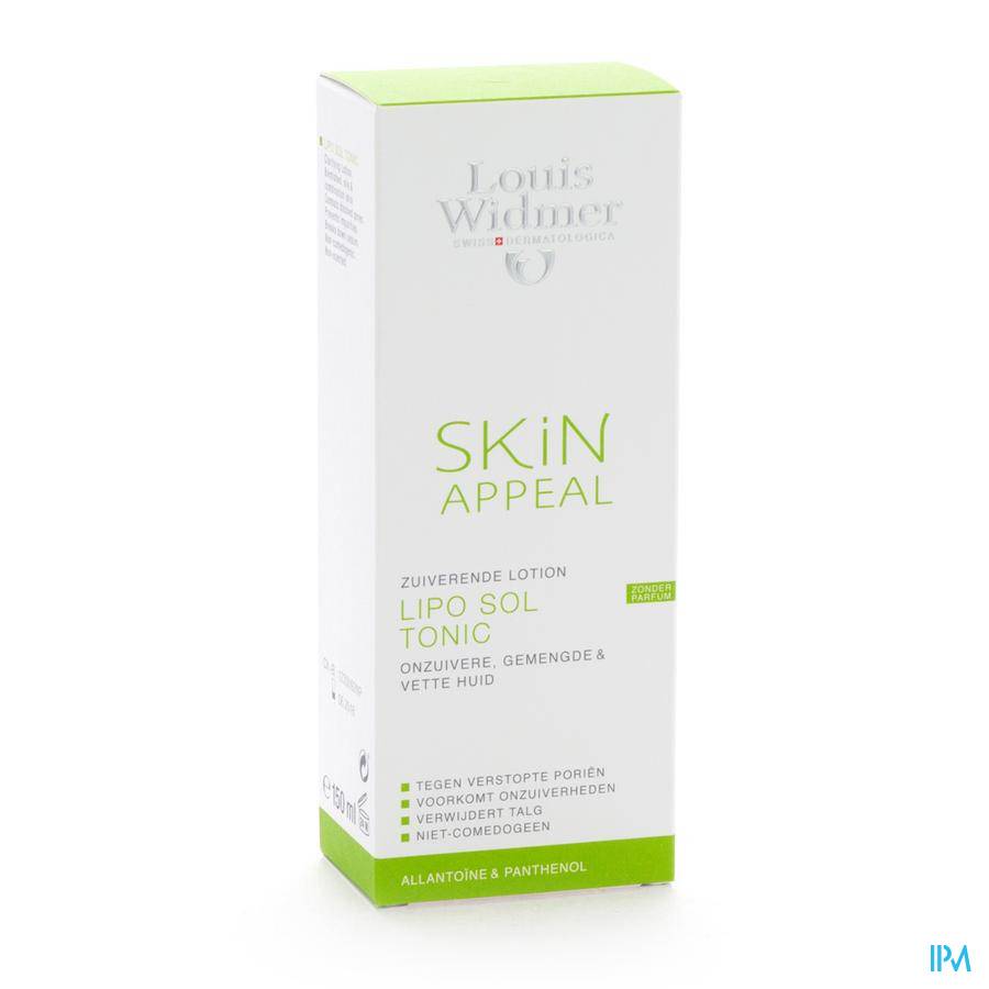 Widmer Skin Appeal Lipo Sol Lotion N/parf Flacon 150ml
