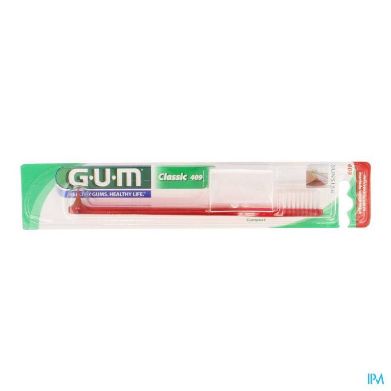 Gum Classic Compact Tandenborstel Volwassenen 1 Stuk