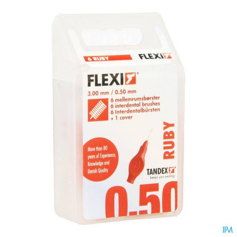 FLEXI RED BROSSETTE SUPER FINE INTERDENTAIRE 6