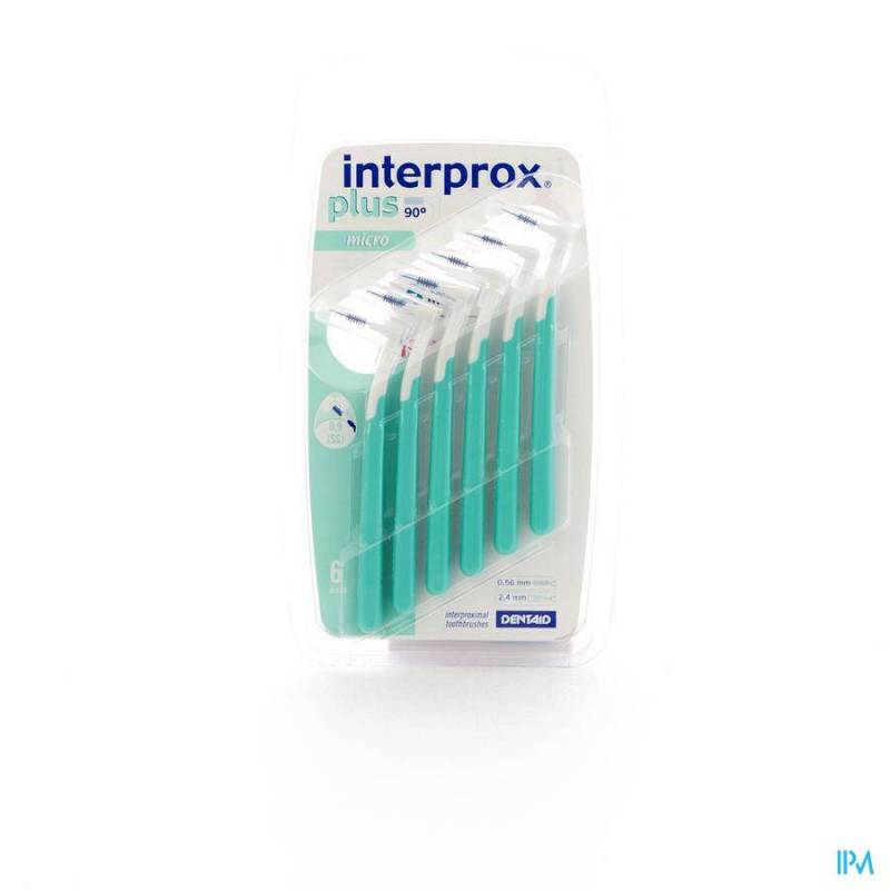 Interprox Plus Brush Interdentaal Micro Groen 6 Stuks