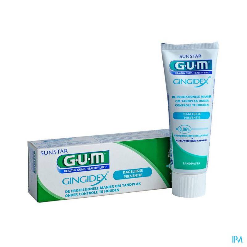 Gum Gingidex 0,06% Chloorhexidine Tandpasta 75ml