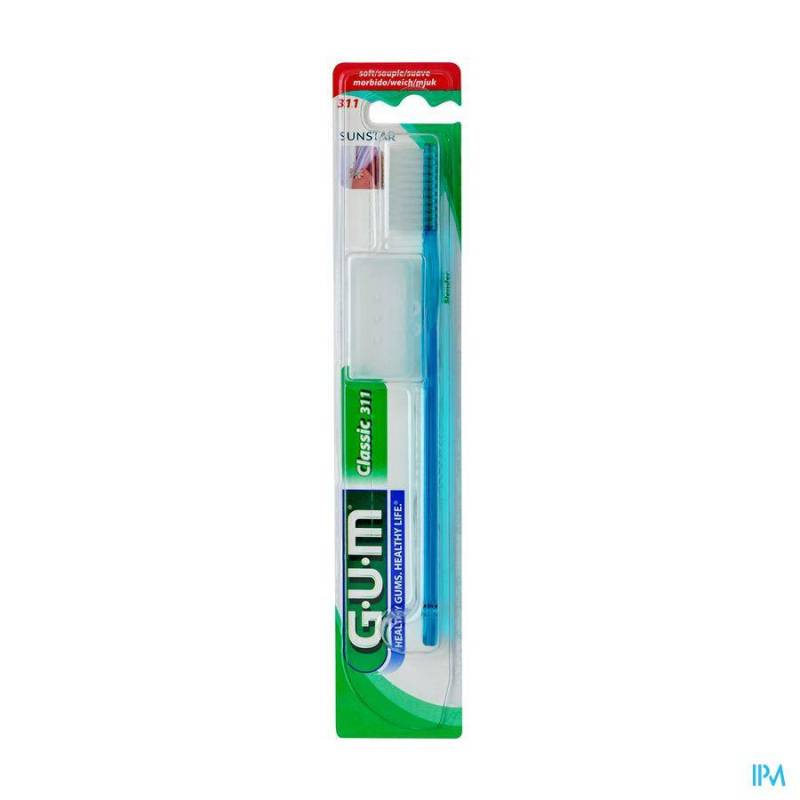 Gum Classic Tandenborstel Soft Volwassenen en Kind 1 Stuk