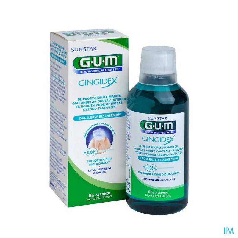 Gum Gingidex 0,06% Chloorhexidine Mondspoeling 300ml
