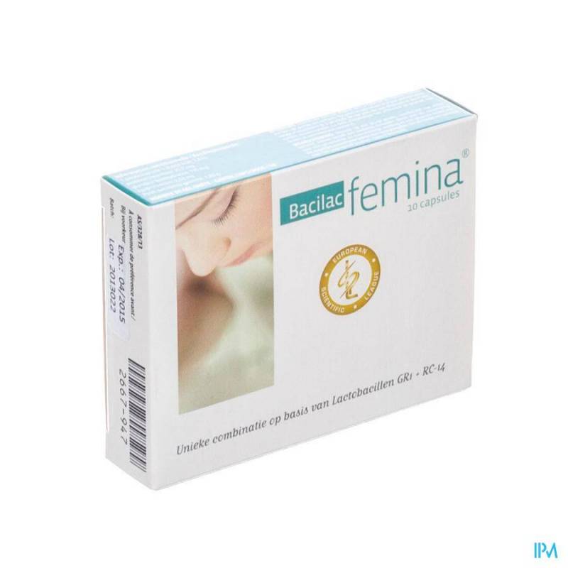 Bacilac Femina Blister Caps 10