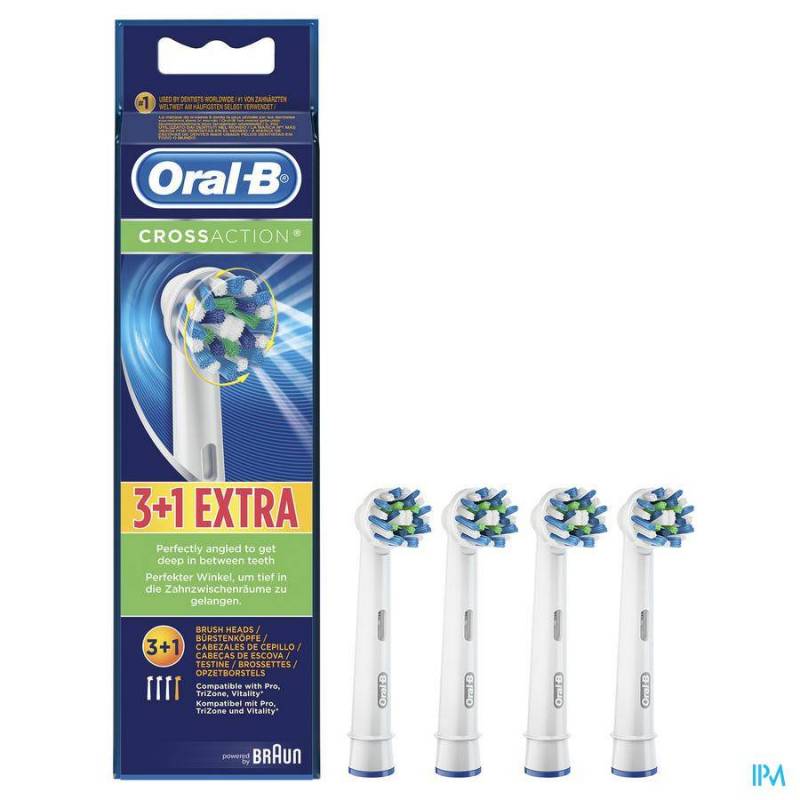 Oral B Refill Crossaction 3+1