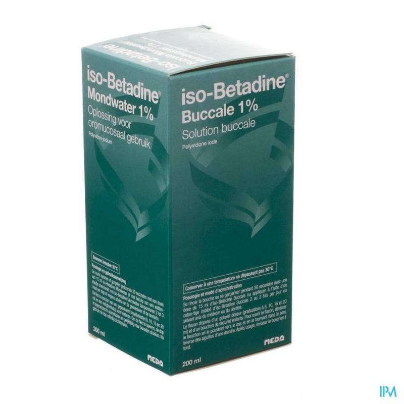 Iso-Betadine Mondwater 1% | 200 ml