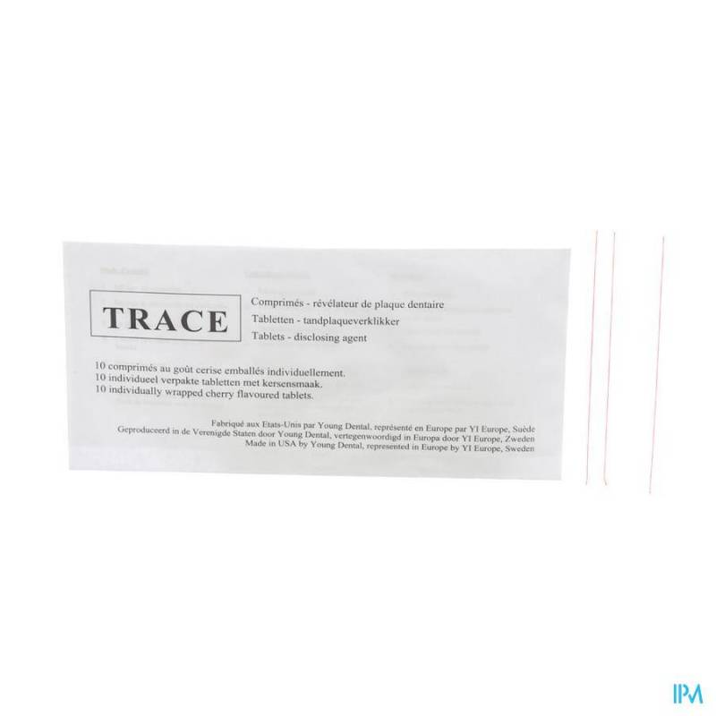Tandplakverklikker Trace Tabletten 10