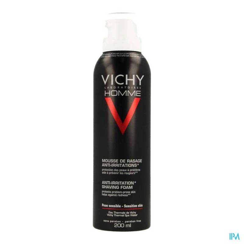 VICHY HOMME MOUSSE A RASER ANTI IRRIT. 200ML