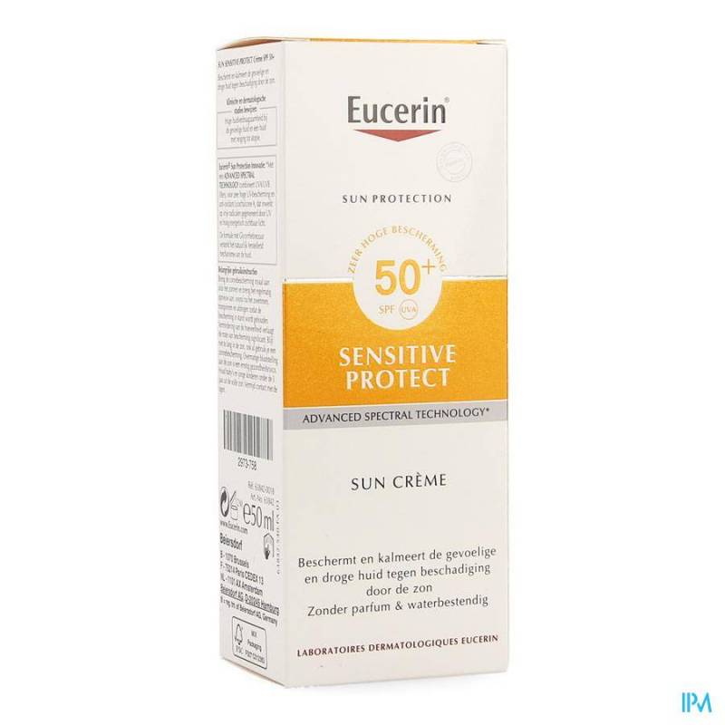 Eucerin Zon Sensitive Protect Crème SPF50+ 50ml