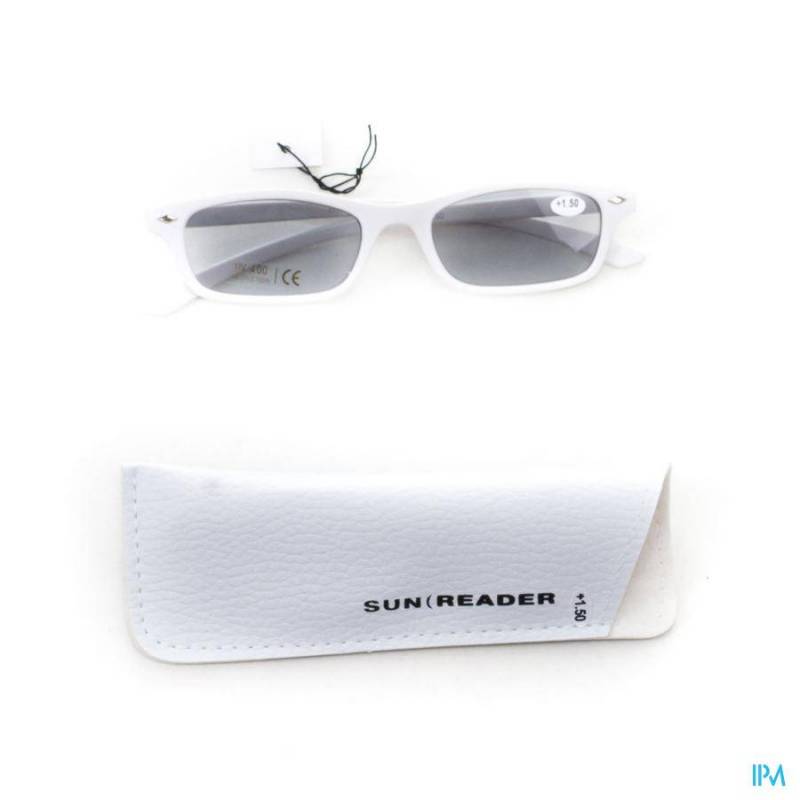 Sunreader Zonneleesbril +1.50 Wit