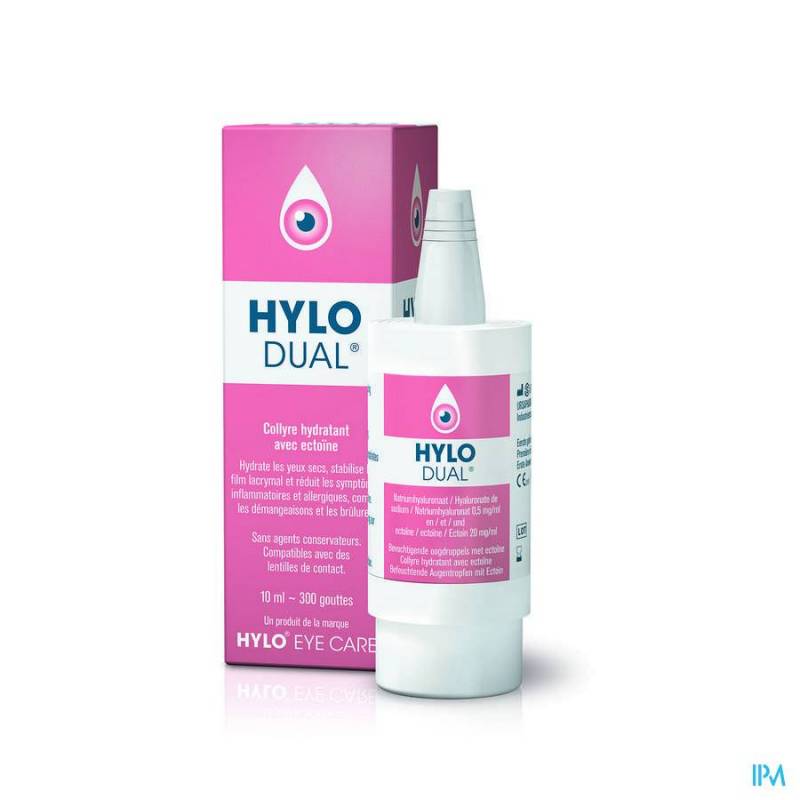 HYLO-DUAL GUTT OCULAIRES 10ML