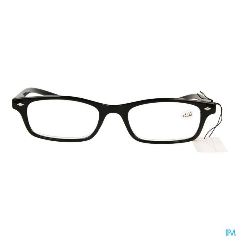 PHARMAGLASSES LUNETTES LECTURE DIOP.+4.00 BLACK