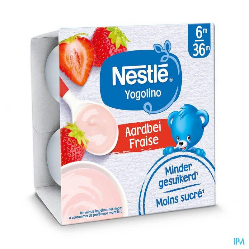 Nestle Baby Yogo rdbei 4x100g Online Apotheek In Belgie Pharmazone