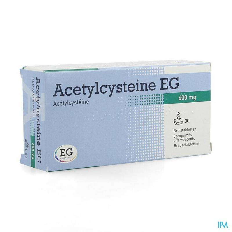 ACETYLCYSTEINE EG 600MG COMP EFF. 30X600MG  - Generisch