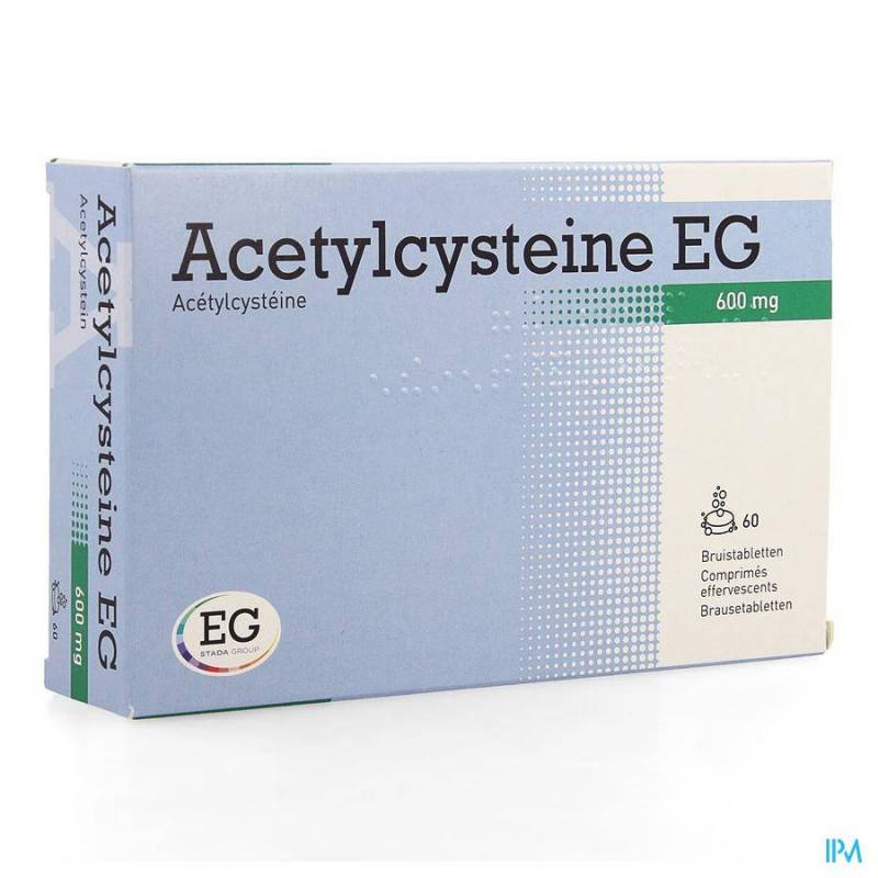 Acetylcysteine Eg 600mg Bruistabl 60x600mg  - Generisch