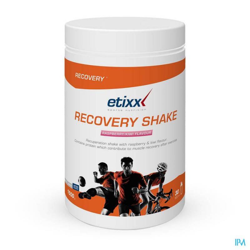 Etixx Recovery Shake Raspberry Kiwi Pdr 1500g
