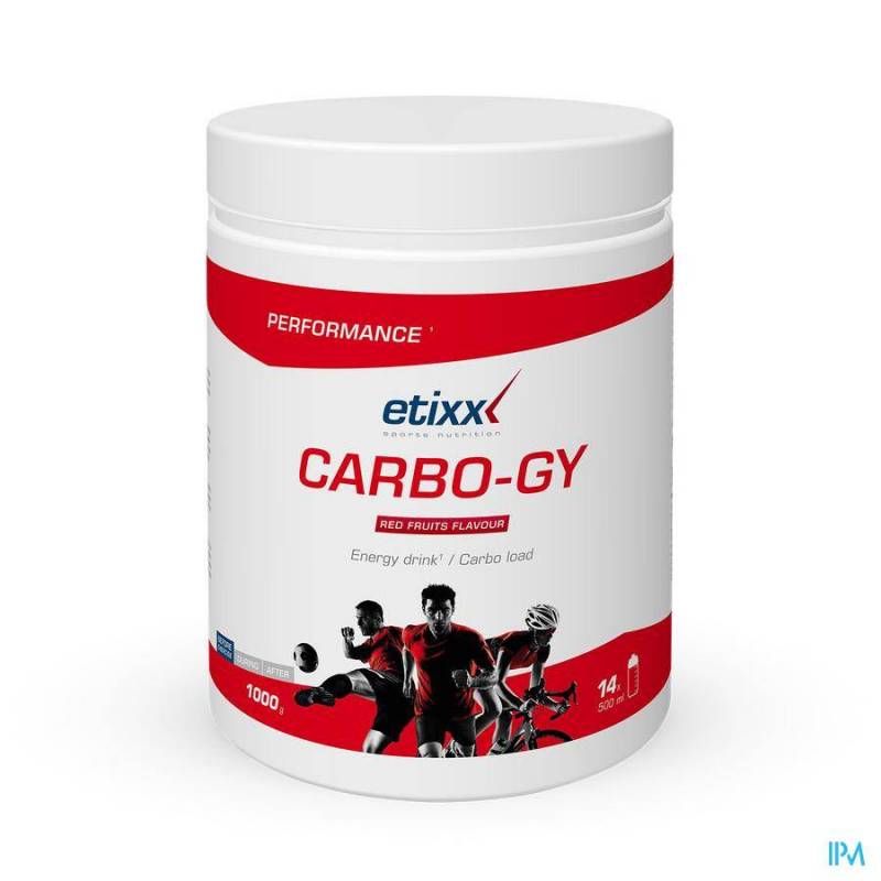 Etixx Carbo Gy Red Fruits Poeder Pot 1000g