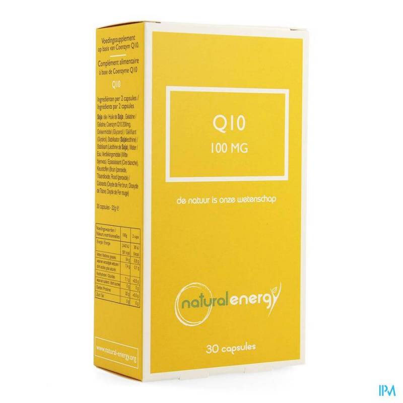 Natural Energy Q10 Energy 100mg Caps 30