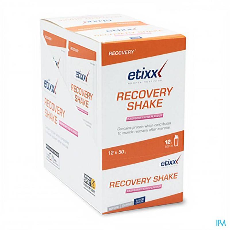 Etixx Recovery Shake Raspberry Kiwi Srp 12x50g