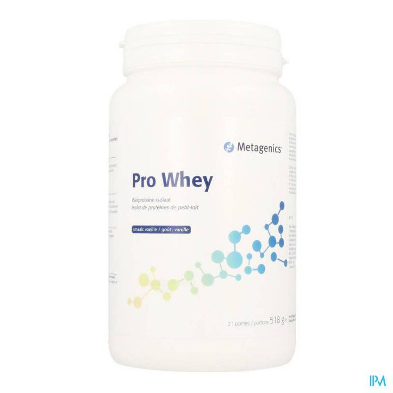PRO WHEY VANILLE NF PDR 21PORT. METAGENICS