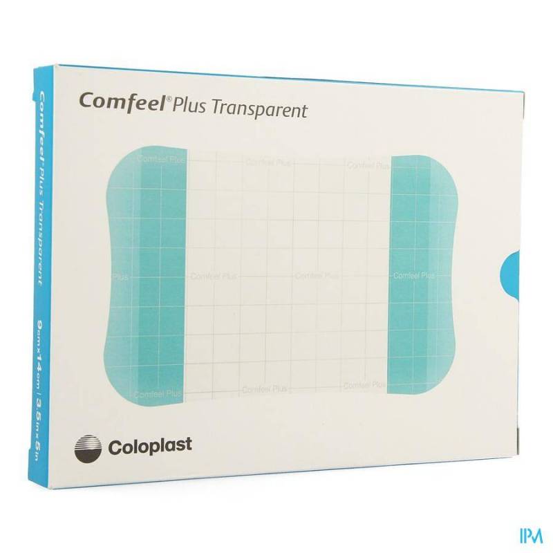 COMFEEL PLUS PLAQUES TRANSP 9X14CM 10 33536