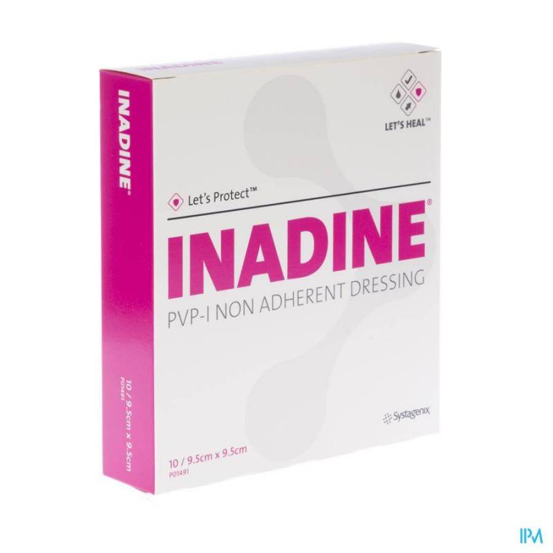 Inadine Kp Doordr. 9,5x 9,5cm 10 P01481