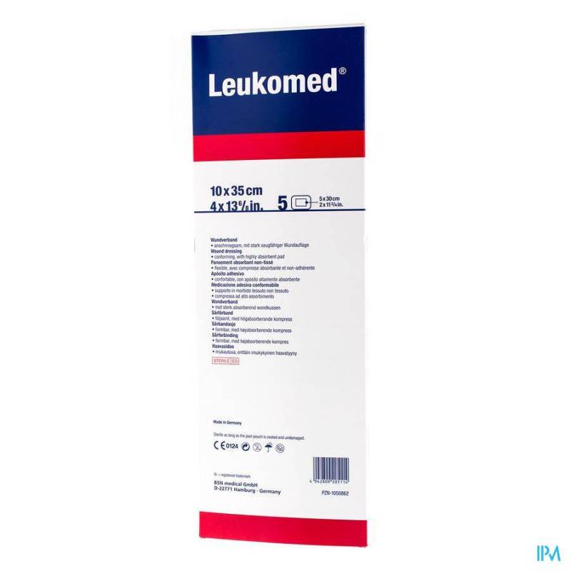 LEUKOMED PANSEMENT STERIL 10,0CMX35CM 5 7238013