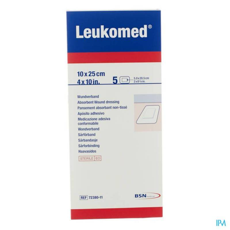 LEUKOMED PANSEMENT STERIL 10,0CMX25CM 5 7238011