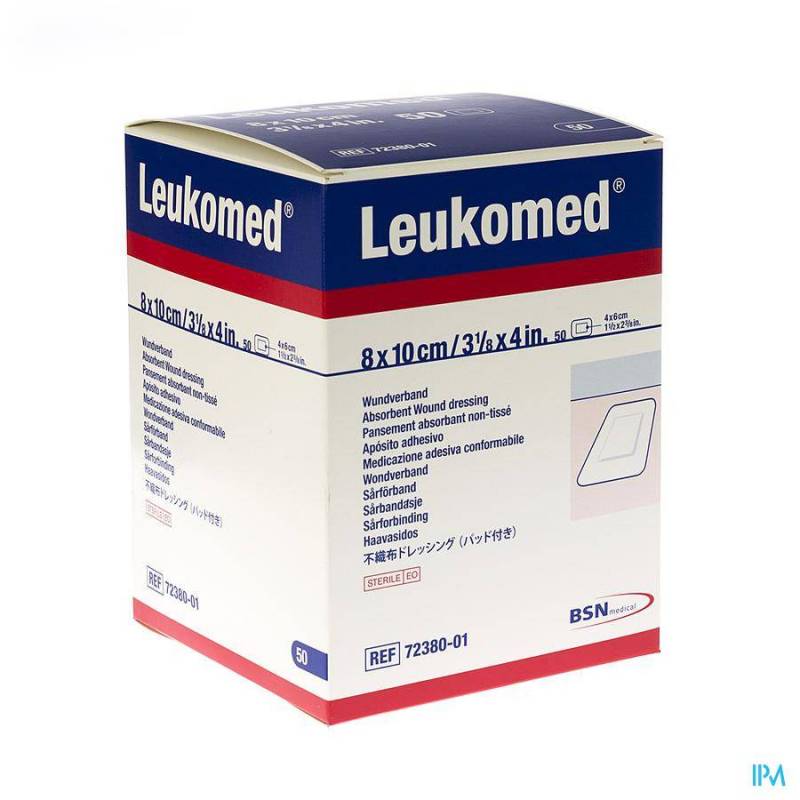 LEUKOMED PANSEMENT STERIL 8,0CMX10CM 50 7238001