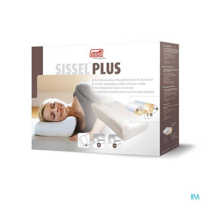 SISSEL PLUS OREILLER ORTHOPEDIQUE + TAIE STRETCH