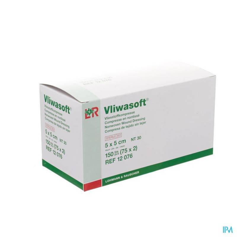 VLIWASOFT CP STER N/TIS.30G 5,0X 5,0CM 75X2 12076