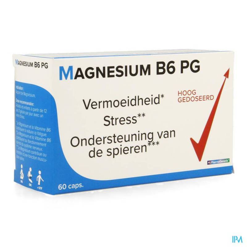Magnesium B6 Pg Pharmagenerix Capsules  60