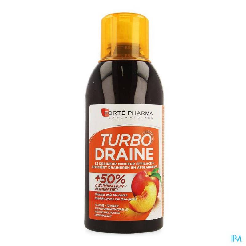 Forté Pharma TurboDraine Groene Thee/ Perzik 500ml