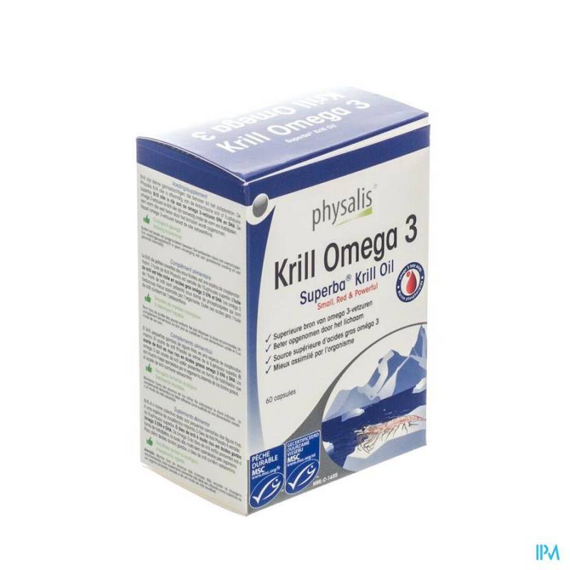 Physalis Krill Omega 3 Capsules  60