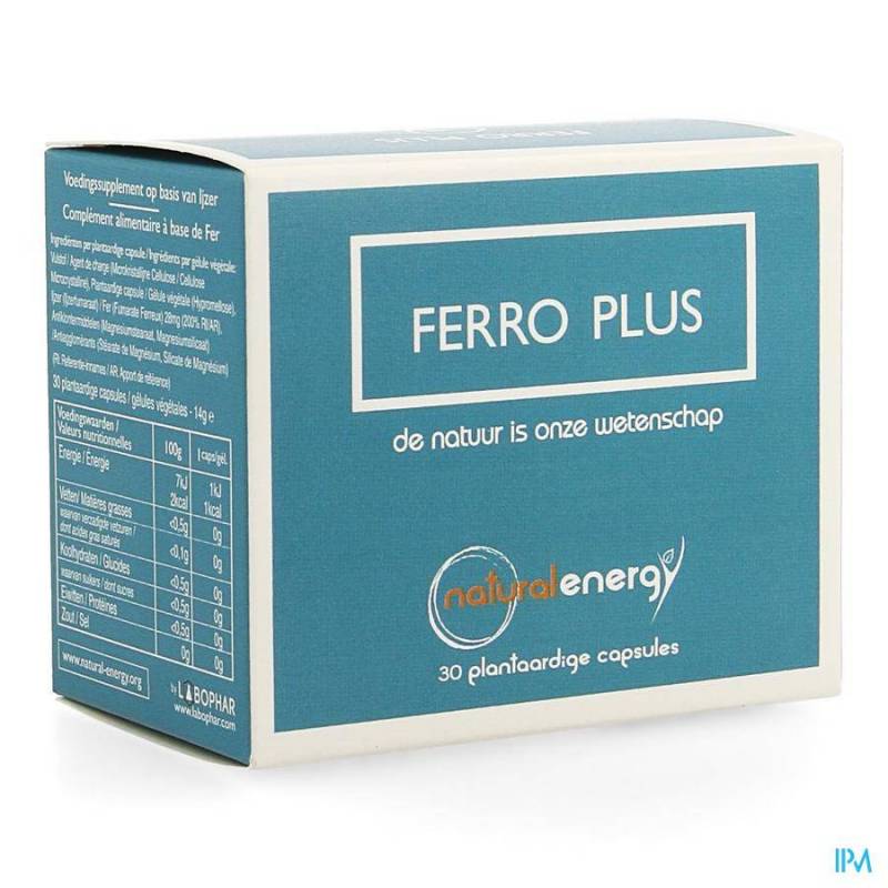 Natural Energy Ferro Plus Caps 30