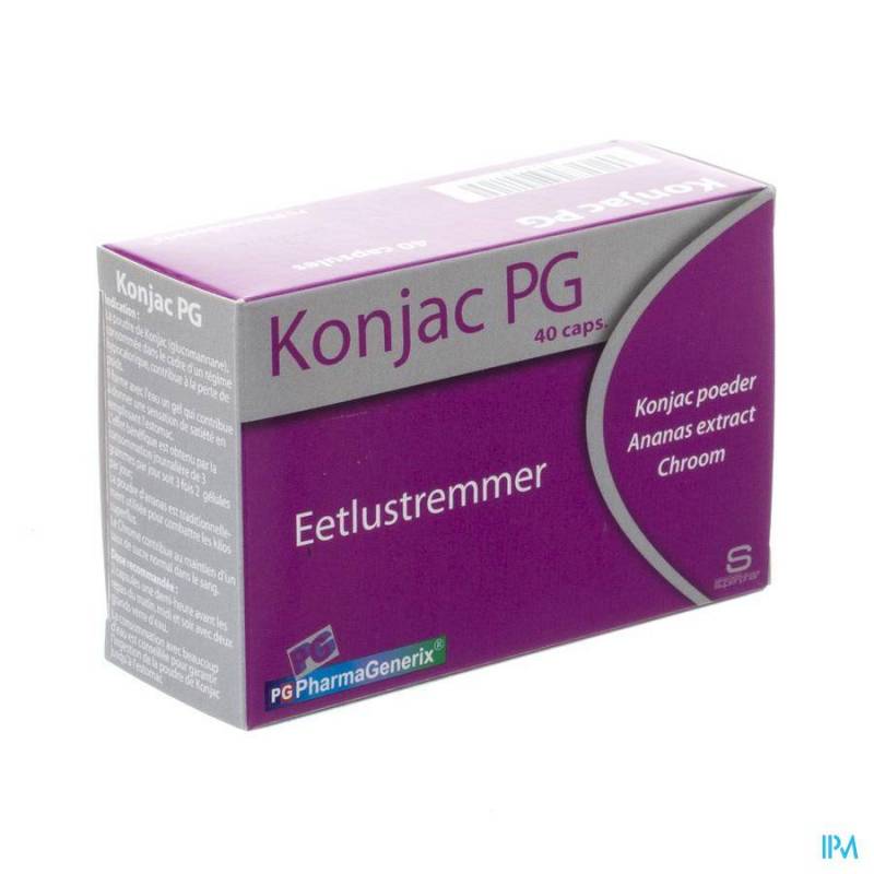 Konjac Pg Pharmagenerix Capsules  40