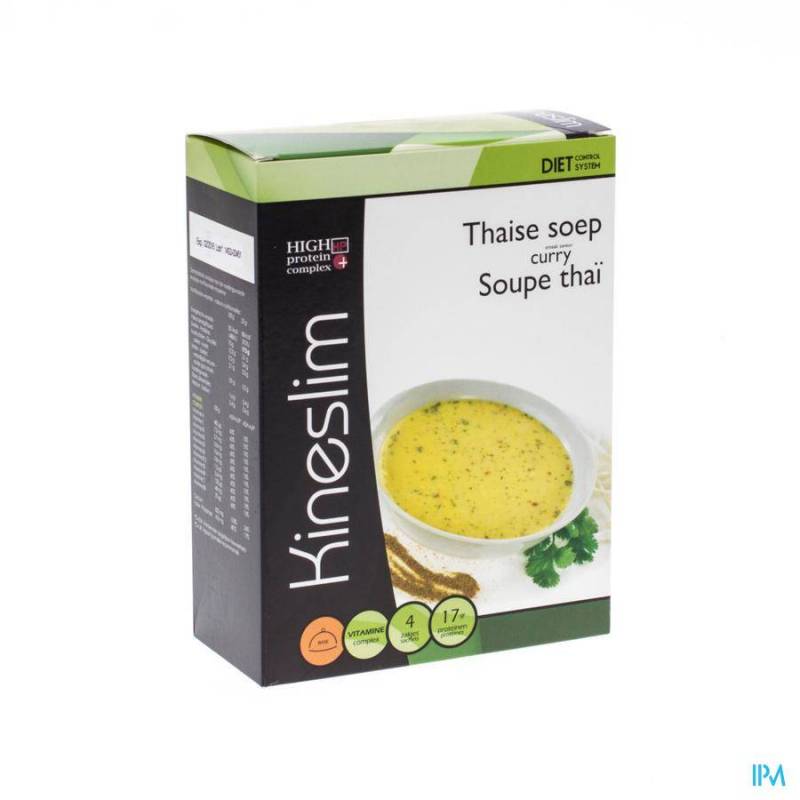 KINESLIM SOUPE THAI CURRY PDR 4X25G