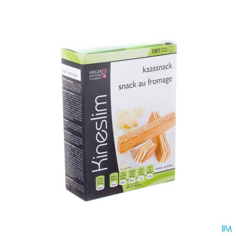 KINESLIM SNACK AU FROMAGE GAUFRES 4X2