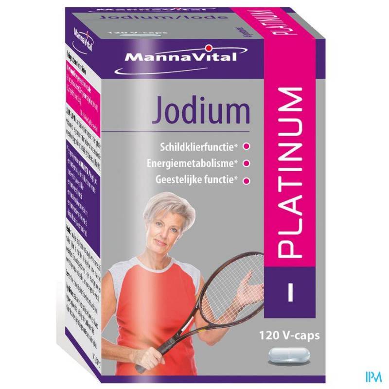 Mannavital Jodium Platinum Vegetarian Capsules  120