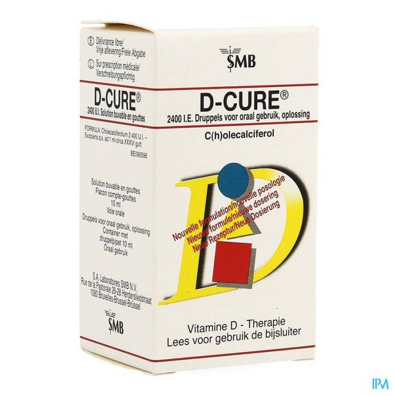 D-Cure 2400 I.E. Druppels 10ml
