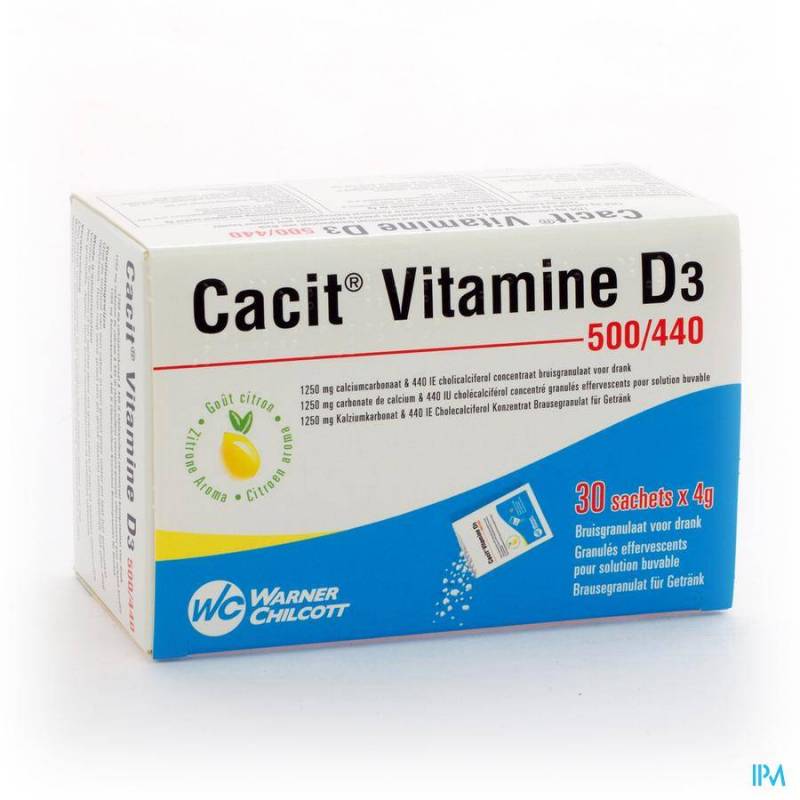 Cacit Vitamine D3 500/440 30 Zakjes  - Generisch